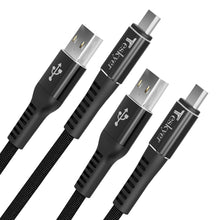 Load image into Gallery viewer, Teskyer Cable Management Sleeves, 15 inch Cord Organizer Sleeve with Zipper, 4 Pack Wire Wrap Covers, Cable Organizer Sleeves for TV, Computer, Office, Home Entertainment