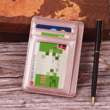 Load image into Gallery viewer, Teskyer Slim Wallet for Men, Minimalist Front Pocket RFID Blocking Leather Wallet Credit Card Holder for Men & Women