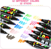 Load image into Gallery viewer, boundle product-Teskyer Dry Erase Markers, 24 Pack, Chisel Tip Whiteboard Markers, Assorted Colors+600 Sheets Sticky Notes, 3x3 Inch, 6 Pads Super Strong Adhesive Self-Stick Post-it Notes, 6 Bright Colors, 100 Sheets/Pad