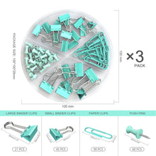 Load image into Gallery viewer, Binder-ClipsPaper-Clips-PushPins-6