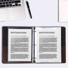 Load image into Gallery viewer, Teskyer Sheet Protectors 8.5 x 11 Inches, Teskyer 50 Pack Clear Page Protectors for 3 Ring Binder, Letter Size Plastic Sleeves for Binders