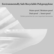 Load image into Gallery viewer, Teskyer Sheet Protectors 8.5 x 11 Inches, Teskyer 50 Pack Clear Page Protectors for 3 Ring Binder, Letter Size Plastic Sleeves for Binders