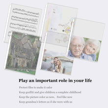 Load image into Gallery viewer, Teskyer Sheet Protectors 8.5 x 11 Inches, Teskyer 50 Pack Clear Page Protectors for 3 Ring Binder, Letter Size Plastic Sleeves for Binders