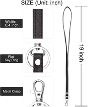 Load image into Gallery viewer, Teskyer-Leather-Lanyard-with-Key-Ring-4