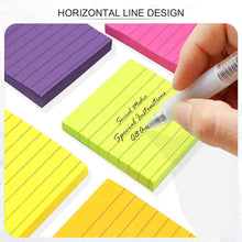 Load image into Gallery viewer, Teskyer-Lined-Sticky-Notes-3x3-Inch-Self-Stick-Notes-2