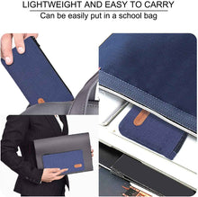 Load image into Gallery viewer, Teskyer Pencil Case/Pen case/Pencil Pouch for Students, Zipper Stationery Bag for Pens and Pencils, Women's Small Makeup Pouch, Utility Zipper Cash Coin Bag-2 Pack, Blue and Green