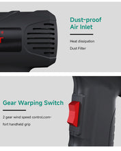 Load image into Gallery viewer, 1600W Heat Gun 110V/220V SG-1003 Rapid Heating High Speed Wind Hot Air Gun Temperature Adjustable Handheld for Shrink Wrap
