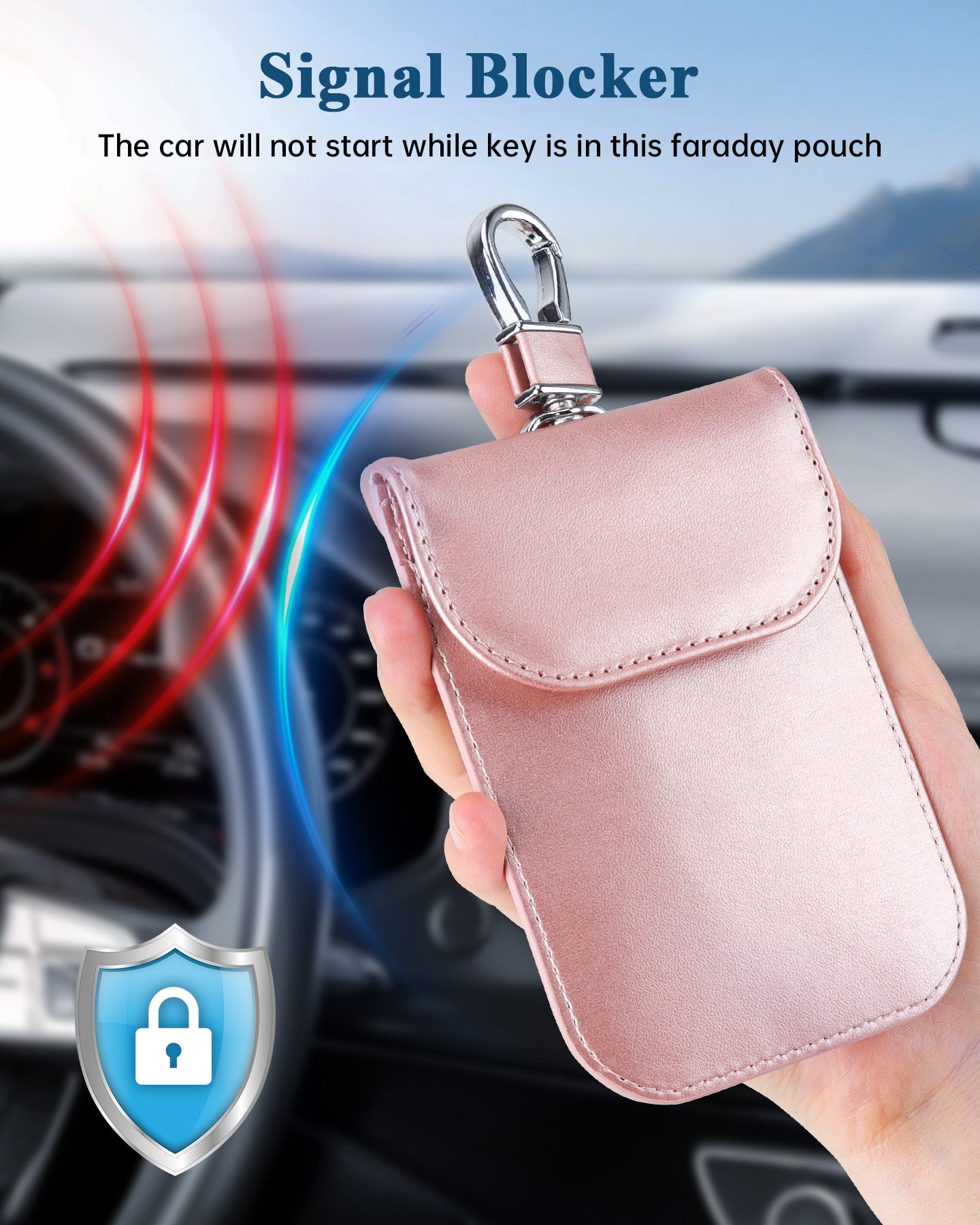 Faraday Box with Faraday Pouch 2 Pack, Keyless Entry Car Key Safe NEW