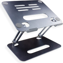 Load image into Gallery viewer, Laptop Stand, ULUQ Aluminum Computer Laptop Riser for Desk, Ergonomic Adjustable Computer Stand Holder, Notebook Stand Compatible with 10 to 15.6’‘ MacBook Air Pro/Dell/HP
