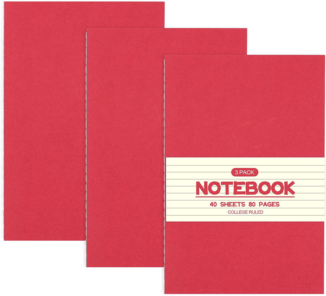 Teskyer Notebook Journal, College Ruled, Softcover 5.5