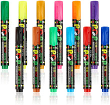 Load image into Gallery viewer, Teskyer Dry Erase Markers, 12 Pack, Chisel Tip Whiteboard Markers, Assorted Colors
