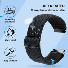 Load image into Gallery viewer, ULUQ Bands for Samsung Galaxy Watch 4/Active/Active 2 40mm 44mm, Galaxy Watch 3 Bands 41mm/Galaxy Watch 4 Classic Bands (42mm), 20mm Adjustable Stretch Strap Sport Elastics Wristbands Women Men
