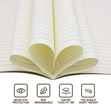 Load image into Gallery viewer, Bundled Product of Teskyer 4 Pack Travel Journal and Teskyer 4 Pack College Ruled Notebooks
