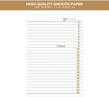 Load image into Gallery viewer, Bundled Product of Teskyer 4 Pack Travel Journal and Teskyer 4 Pack College Ruled Notebooks
