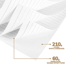 Load image into Gallery viewer, Bundled Product of Teskyer 4 Pack Travel Journal and Teskyer 4 Pack College Ruled Notebooks
