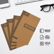 Load image into Gallery viewer, Bundled Product of Teskyer 4 Pack Travel Journal and Teskyer 4 Pack College Ruled Notebooks
