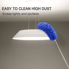 Load image into Gallery viewer, VMVN Microfiber Duster, with Extension Pole Stainless Steel , Reusable Bendable Duster Sets, Washable Lightweight Dusters for Cleaning Ceiling Fan, High Ceiling, Blinds, Furniture, Cars
