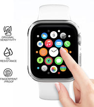 Load image into Gallery viewer, ULUQ Case Compatible with Apple Watch Series 3 Series 2 Series 1 38mm, Hard PC All-Around Protective Cover with Tempered HD Glass Screen Protector Scratch Resistant Slim &amp; Durable, 2Pack
