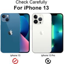 Load image into Gallery viewer, ULUQ 2 Pack Screen Protector Compatible for iPhone 13 2021, 2 Pack Camera Lens Protector Clear, HD Tempered Glass Film 9H Hardness Anti-Crack, 6.1 inch

