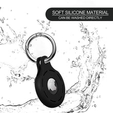Load image into Gallery viewer, ULUQ Silicone Protective Case Compatible with AirTags 2021, Anti-Scratch Shockproof Full Cover with Keychain, for Pet Collars, Wallet, Keys
