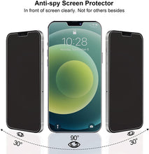 Load image into Gallery viewer, ULUQ 2 Pack Privacy Screen Protector for iPhone 13Pro 2021+2 Pack Camera Lens Protector, Anti-Spy HD Tempered Glass Film Anti Scratch, Bubble Free, 6.1inch
