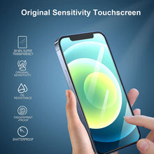 Load image into Gallery viewer, ULUQ Glass Screen Protector Compatible for iPhone 13/iPhone 13 Pro 2021, Tempered Glass Film Anti-Crack Easy Apply, 6.1inch, 3Pack
