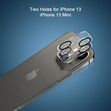 Load image into Gallery viewer, ULUQ 2 Pack Camera Lens Protector for iPhone 13 Mini+ 2 Pack Screen Protector Clear, 9H Hardness Anti-Crack HD Tempered Glass Film, 5.4 inch
