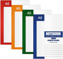 Load image into Gallery viewer, Bundled Product of Teskyer 4 Pack Blank Notebooks and Teskyer 4 Pack Lined Notebooks
