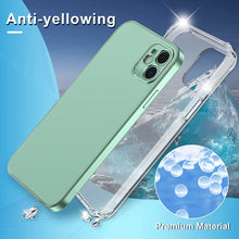 Load image into Gallery viewer, ULUQ [1+2+2]Compatible with iPhone 12 Case Crystal Clear, with 2 Pack Tempered Glass Screen Protector&amp; 2 Pack Camera Lens Protector, Shockproof Protective Strong Grippy, Slim, 6.1inch
