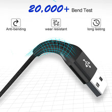 Load image into Gallery viewer, Teskyer USB C Cable Type C Charger[6.6ft &amp;3.3ft, 2 Pack] USB-A to Type-C 3.0 Charge Cable Fast Charging Durable Nylon for Samsung Galaxy S21 Plus Ultra/S20+/S10+ S9 S8/Note 20/10+, Other USB C Charge
