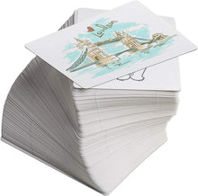 Load image into Gallery viewer, Teskyer Blank Playing Cards, 200 PCS, Poker Size, Linen Finish, Double Sides Blank Index Flash Cards for Writing, Drawing, DIY Game Cards Gift Cards
