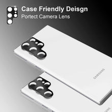 Load image into Gallery viewer, ULUQ for Samsung Galaxy S22 Ultra 5G Flexible TPU Screen Protector 2Pack +1Pack Shockproof Case, 2Pack Tempered Glass Camera Lens Protector, Anti Scratch Crystal Clear Slim Cover, 6.8&quot;

