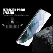 Load image into Gallery viewer, ULUQ Screen Protector for Samsung Galaxy S21 5G Plus (2 Pack), with 2 Pack Camera Lens Protector, HD Clear Tempered Glass Film, Easy Install, Fingerprint Unlock, 6.7inch
