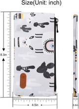 Load image into Gallery viewer, Teskyer Pencil Case/Pen case/Pencil Pouch for Students, Zipper Stationery Bag for Pens and Pencils, Women&#39;s Small Makeup Pouch, Utility Zipper Cash Coin Bag-2 Pack
