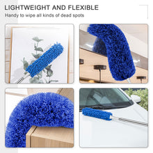 Load image into Gallery viewer, VMVN Microfiber Duster, with Extension Pole Stainless Steel , Reusable Bendable Duster Sets, Washable Lightweight Dusters for Cleaning Ceiling Fan, High Ceiling, Blinds, Furniture, Cars
