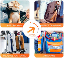 Load image into Gallery viewer, ULUQ Silicone Protective Case Compatible with AirTags 2021, Anti-Scratch Shockproof Full Cover with Keychain, for Pet Collars, Wallet, Keys
