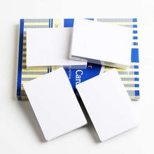 Load image into Gallery viewer, Teskyer Blank Playing Cards, 200 PCS, Poker Size, Linen Finish, Double Sides Blank Index Flash Cards for Writing, Drawing, DIY Game Cards Gift Cards
