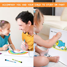 Load image into Gallery viewer, Teskyer Desktop Dry Erase White Board, 10&quot; X 14&quot; Portable Double Sided Whiteboard with 4 Color Dry Erase Markers and 1 Eraser for Kids Students Home Office School
