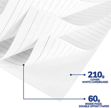 Load image into Gallery viewer, Bundled Product of Teskyer 4 Pack Blank Notebooks and Teskyer 4 Pack Lined Notebooks
