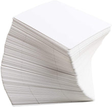 Load image into Gallery viewer, Teskyer Blank Playing Cards, 200 PCS, Poker Size, Linen Finish, Double Sides Blank Index Flash Cards for Writing, Drawing, DIY Game Cards Gift Cards
