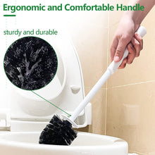 Load image into Gallery viewer, VMVN Toilet Bowl Brush and Holder,Compact Toilet Cleaner Brush Set for Bathroom Deep Cleaning ,Silicone Bristles Toilet Scrubber
