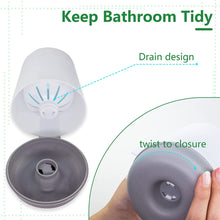 Load image into Gallery viewer, VMVN Toilet Bowl Brush and Holder,Compact Toilet Cleaner Brush Set for Bathroom Deep Cleaning ,Silicone Bristles Toilet Scrubber
