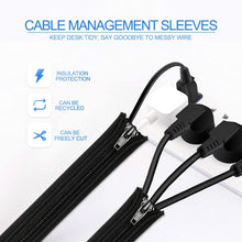 Load image into Gallery viewer, Teskyer-Cable-Management-Sleeves-with-Zipper-2
