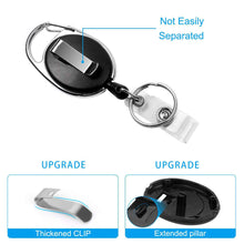 Load image into Gallery viewer, Teskyer-Heavy-Duty-Retractable-Badge-Holders-Black-5
