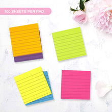 Load image into Gallery viewer, Teskyer-Lined-Sticky-Notes-3x3-Inch-Self-Stick-Notes-7
