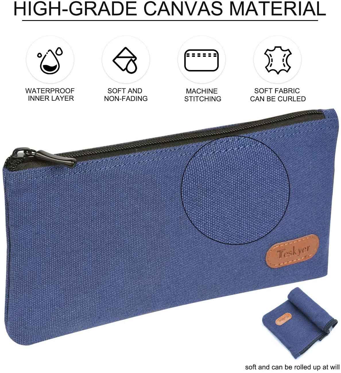 Teskyer Pencil Case/Pen case/Pencil Pouch,Zipper Stationery Bag – Teskyer US