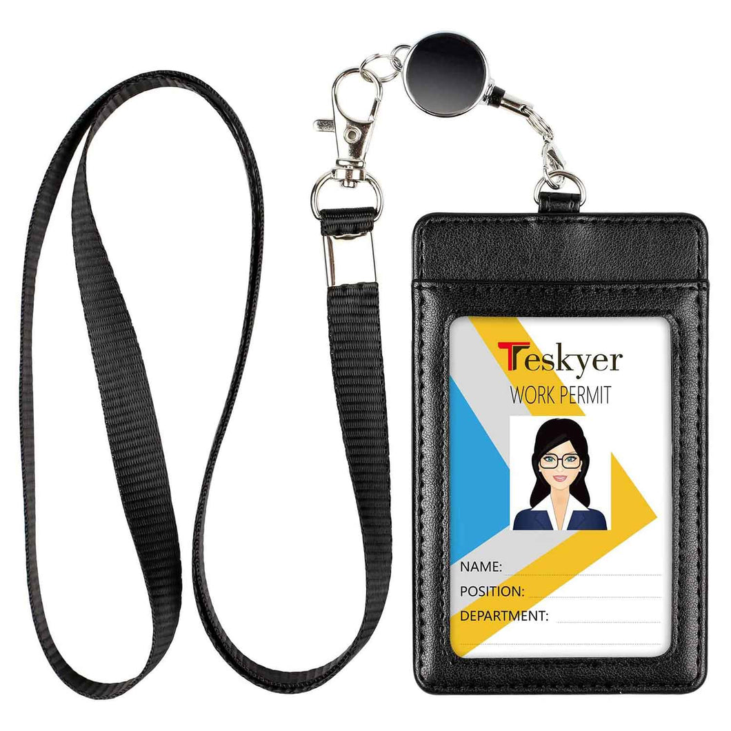Teskyer-Premium-PU-Leather-ID-Badge-Holder-with-Retractable-Lanyard-1