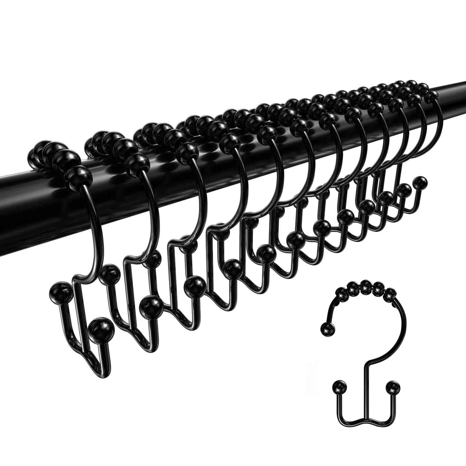 Curtain Rings Clear Blister Pack - Aldiss