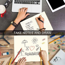 Load image into Gallery viewer, Teskyer Travel Journal Set With 4 Blank Page Notebook Journals for Travelers - Kraft Brown Soft Cover - A5 Size - 210 mm x 140 mm - 60 Pages/ 30 Sheets
