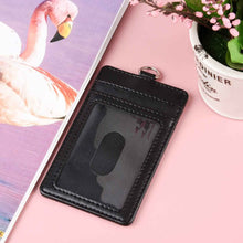 Load image into Gallery viewer, Teskyer-Upgrated-Vertical-Leather-ID-BadgeCard-Holder-with-Lanyard-7
